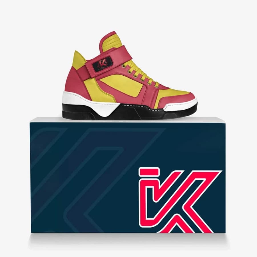 KnightVision.Ink shoes over box