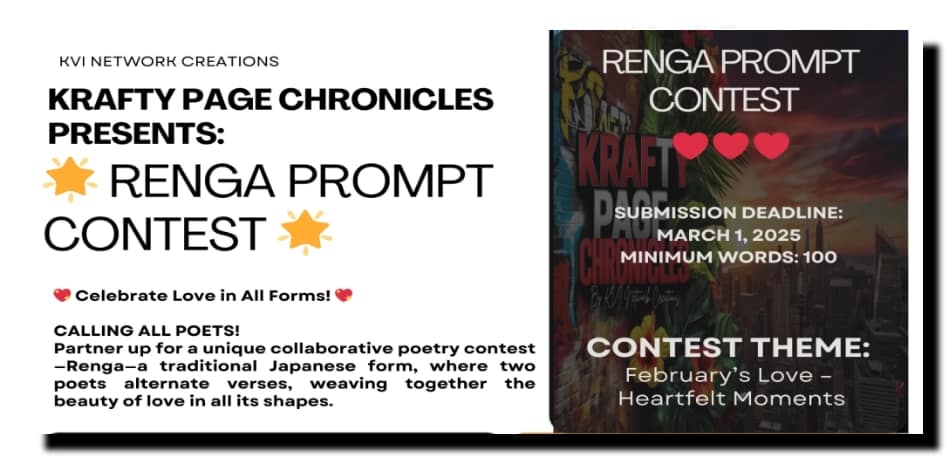Cover renga contest flyer